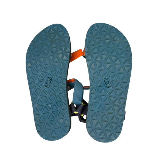 Teva Original Universal Sandals Women’s Size 5 Colorblock REPREVE® Eco Straps Ou - Picture 4 of 5